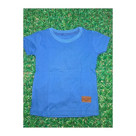 Camiseta básica azul bic