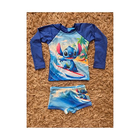 Conjunto praia Stitch