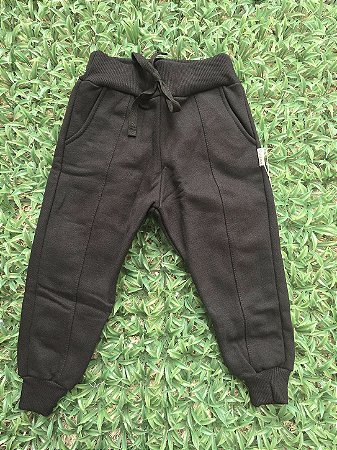 Calça Jogger - moletom cor preta
