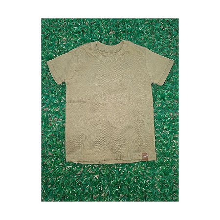 Camiseta básica caqui