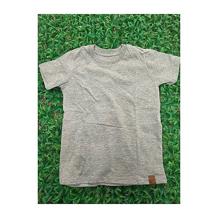 Camiseta básica cinza / mescla
