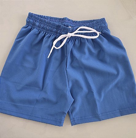 Tactel liso azul