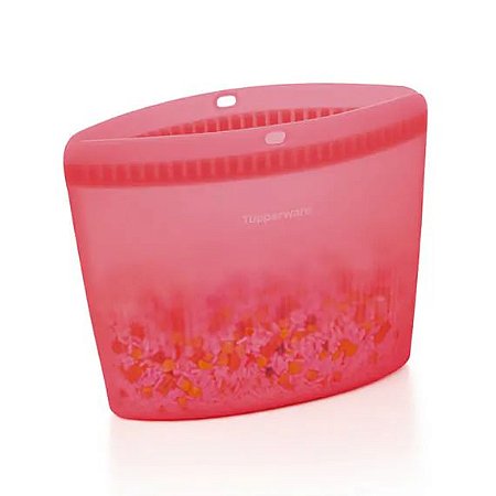 Bolsa de Silicone Tupperware 2,9 Litros Coral (GG)