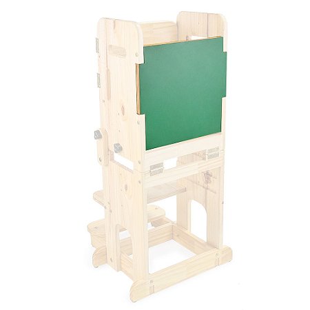 Lousa Dupla Face para Torre de Aprendizagem Madeira de Brincar