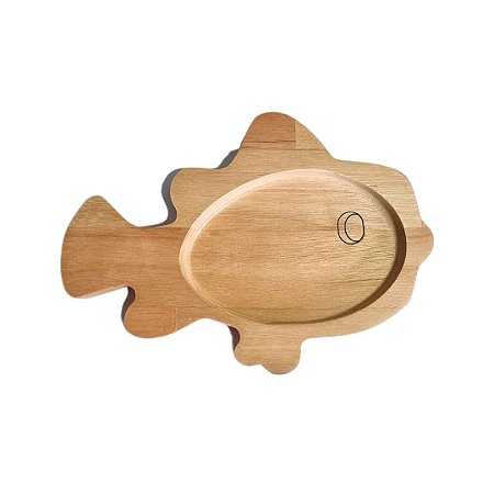 Pratinho Infantil - Peixe - Madeira de Brincar