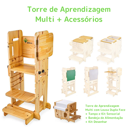 Kit Torre de Aprendizagem Multi + Acessórios