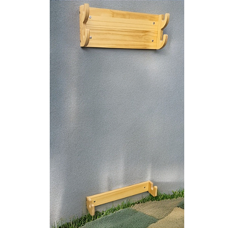 Suporte para Triângulo Articulado 4P JUNIOR Madeira de Brincar