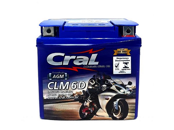 Bateria CRAL CLM6D - APAVEL COMERCIO DE PECAS E ACESSORIOS LTDA