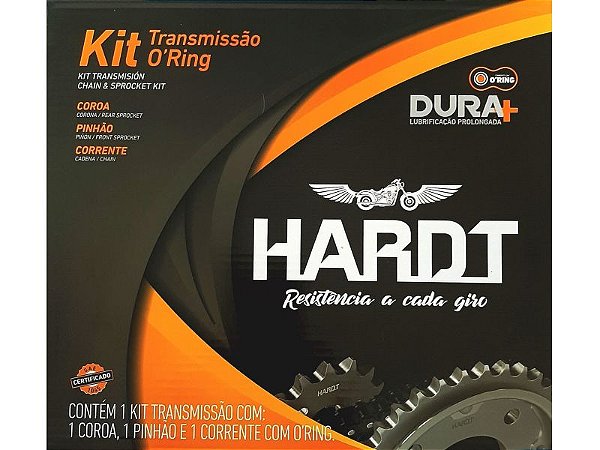 KIT RELAÇÃO YS FAZER 250 COM RETENTOR HARDT até  2017 -   55544