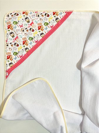 Toalha Fralda com Capuz Bosque