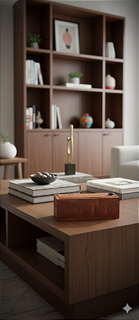 Caixa de Madeira com Tampa de Correr