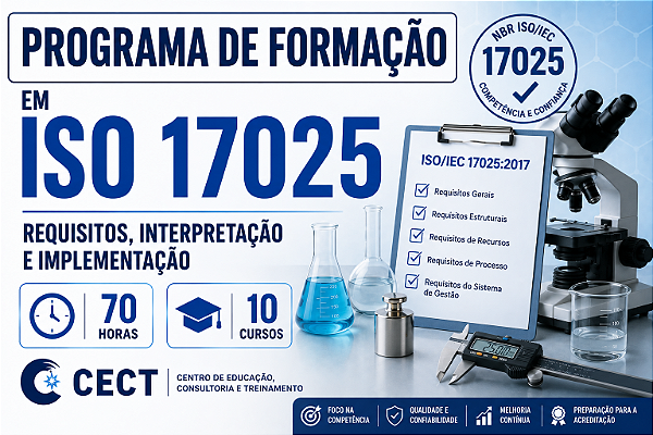 Programa de Formação em NBR ISO/IEC 17025 - EaD