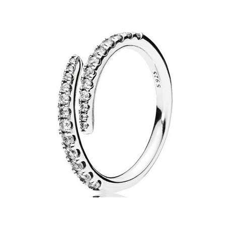 Anel Feminino em Prata 925: Estrela Cadente