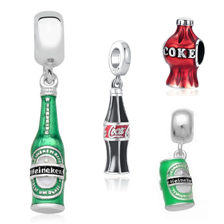 Charm Beer p/ Pandora e Vivara | Prata