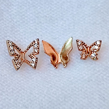 Trio de Brincos Borboleta