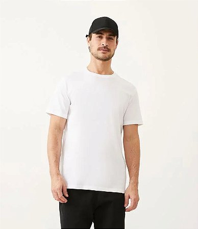 Camisa Branca Comfort Básica Em Algodão Peruano