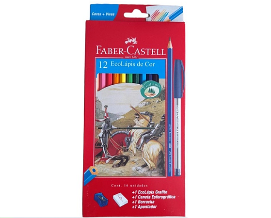 KIT LAPIS DE COR FABER CASTELL.