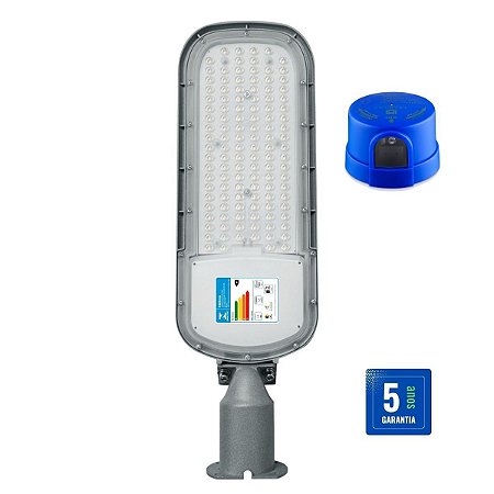 Luminária LED Street 100w 5000k IP66 Inmetro 48LEDST100R0