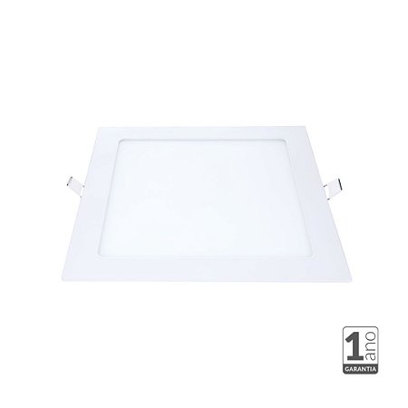 Painel LED Embutir Quadrado 18w 4000k Bivolt 858100878
