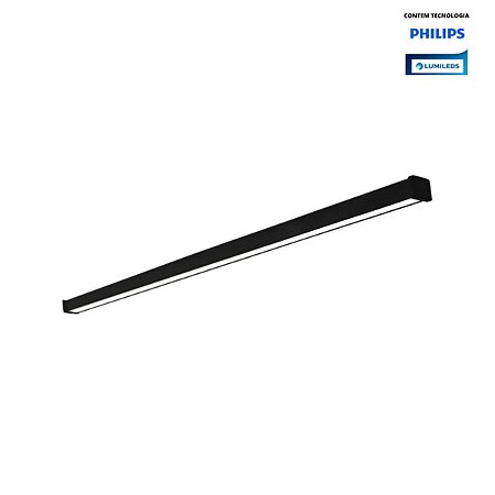 Luminária LED Linear Branca 120w 4000k 1,8 Metros Bivolt Chip Philips 71181