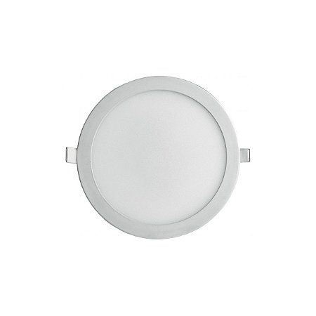Painel LED Embutir Redondo 18w 6500k Bivolt MAX-1189