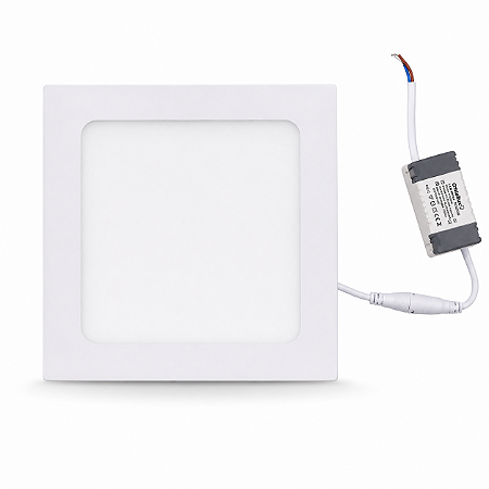 Painel LED Embutir Quadrado 12w 6500k Bivolt CLX-SE421265