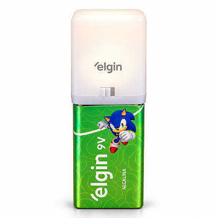 Lanterninha do Sonic 9v Elgin ELE000000082425