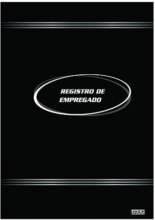 Livro registro de empregado 50 folhas