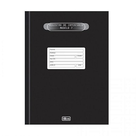 Livro Registro de Inventário Modelo-7 50 folhas