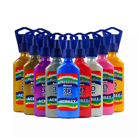 Dimensional Brilliant Relevo 3D Color Acrilex