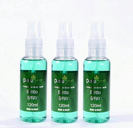 Kit com 3 Aromatizantes Concentrados Bambu Spray 120ml