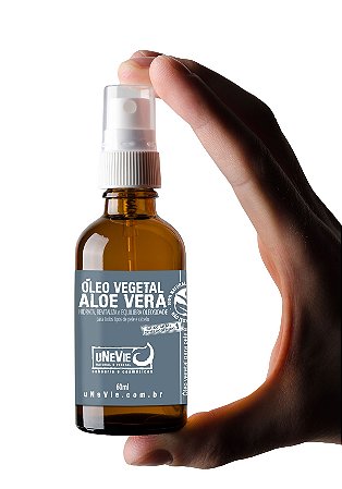 Óleo Vegetal Aloe Vera uNeVie          * spray ou tampa metal