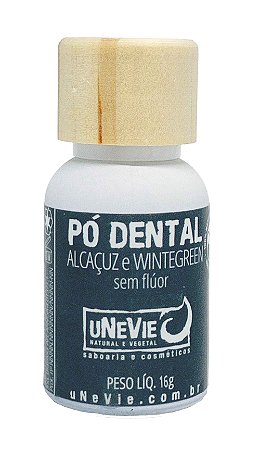Pó Dental Alcaçuz e Wintergreen uNeVie
