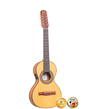 Viola Caipira Rozini Elétrica Ponteio Fosca Marfim Rv151