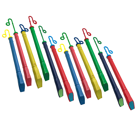 Apito Infantil Mágico Flauta De Êmbolo Jog Vibratom 12 Uni