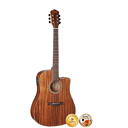 Violão Elétrico Hofma Aço Folk Cutaway Fosco HMF280