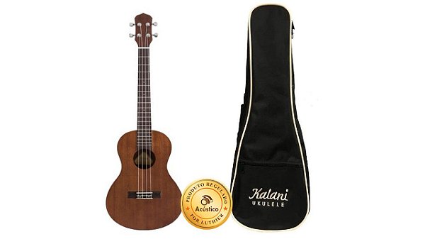 Kalani Ukulele Baritono Tribes Tabaco Kal C/ Bag 200BT