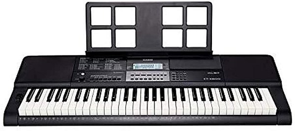 Casio Teclado Musical Intermediário 61 Teclas Preto CT-X800