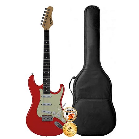 Kit Guitarra Stratocaster Tagima Memphis MG-30 FR Com Capa