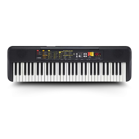 Teclado Musical Yamaha p/ Iniciantes 61 Teclas Preto PSR F52