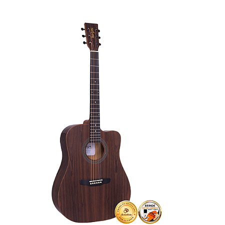 Violão Rozini Presença Brasil Acústico Folk Fosco Rx315
