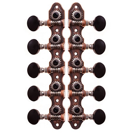 Tarraxa De Viola 10 Cordas Rozini Cobre Velho Pino Fino