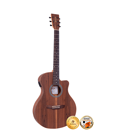 Violão Elétrico Rozini Presença Brasil Flat Fosco Rx516