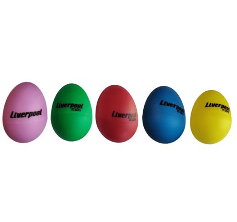 Ganza Ovinho Egg Shaker Colorido Infantil Liverpool 5 Unidades