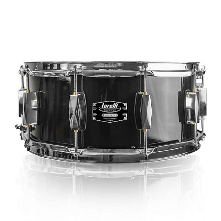 Torelli Caixa de Bateria 14 x 6,5 de Madeira Preta TCM65PR