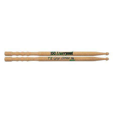 Baqueta de Bateria Profissional Liverpool Fit Grip 7A Marfim