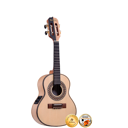 Cavaquinho Rozini Show Elétrico Fishman Spruce Maciço Rc17