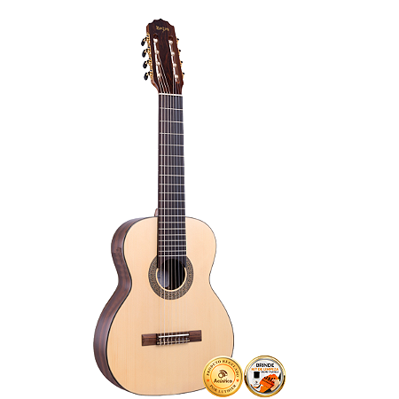 Violão Profissional 8 Cordas Nylon Rozini Rx228 Jacarandá
