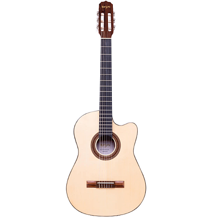 Violão Elétrico Nylon Rozini Flat P.Brasil Envernizado Rx515
