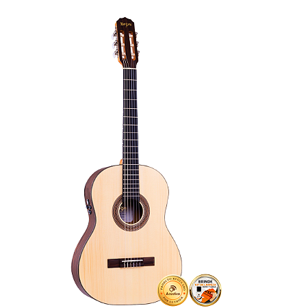 Violão Elétrico Rozini Studio Clássico Nylon Fosco Rx210